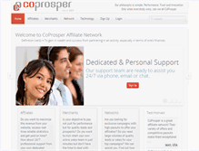 Tablet Screenshot of coprosper.com